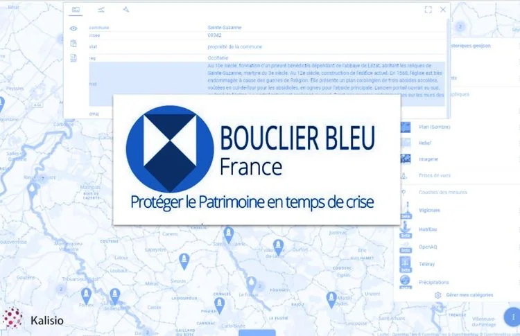 logo Bouclier Bleu partenaire de Kalisio