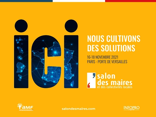 affiche salon des mairies et des collectivités à Paris le 17 novembre 2021